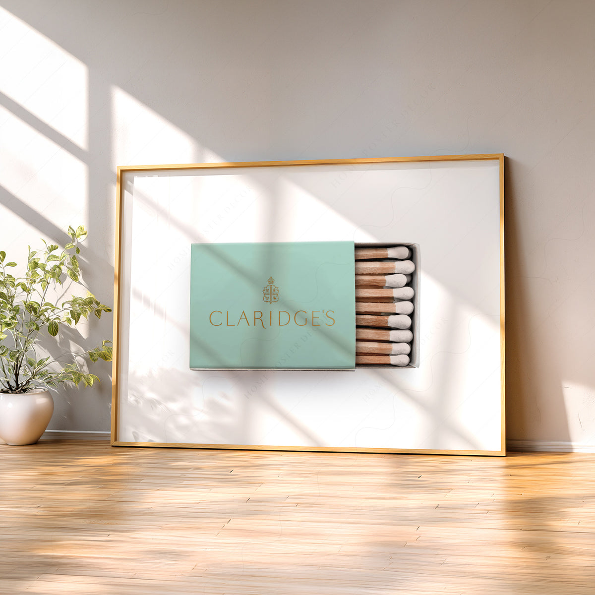 Claridge's Matchbox Art Print — artwork preview 2