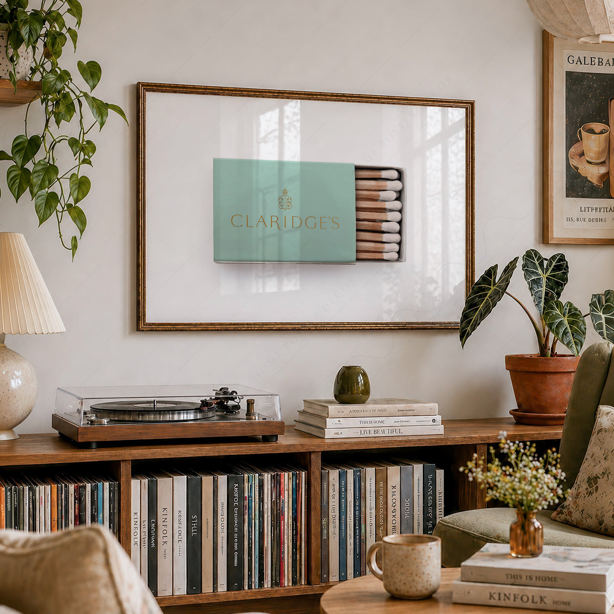 Claridge's Matchbox Art Print — artwork preview 19