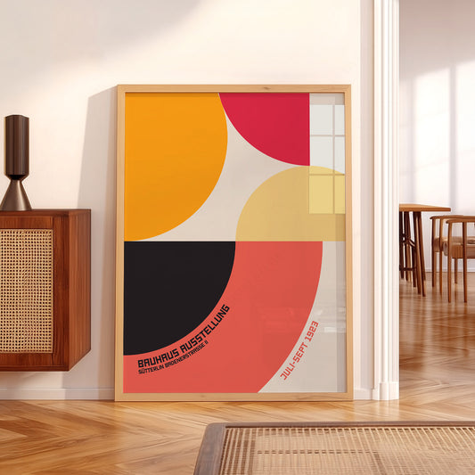 Bauhaus Ausstellung 1923 Exhibition Poster – Mid-Century Modern Wall Art — artwork preview 5