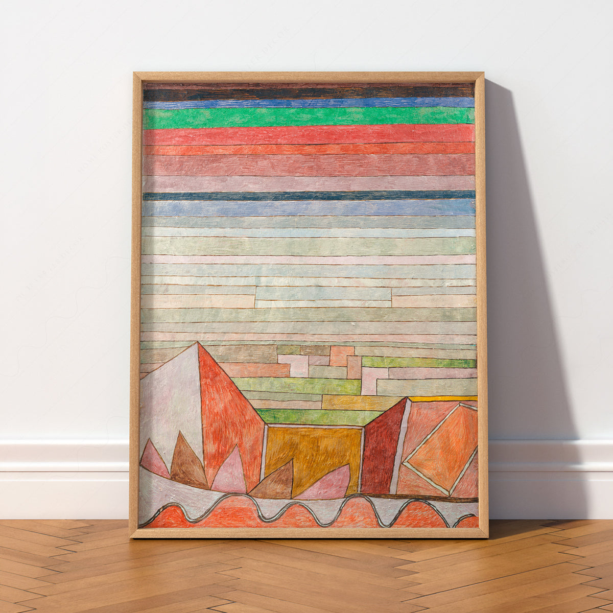 Paul Klee View into the Fertile Country Art Print — artwork preview 2