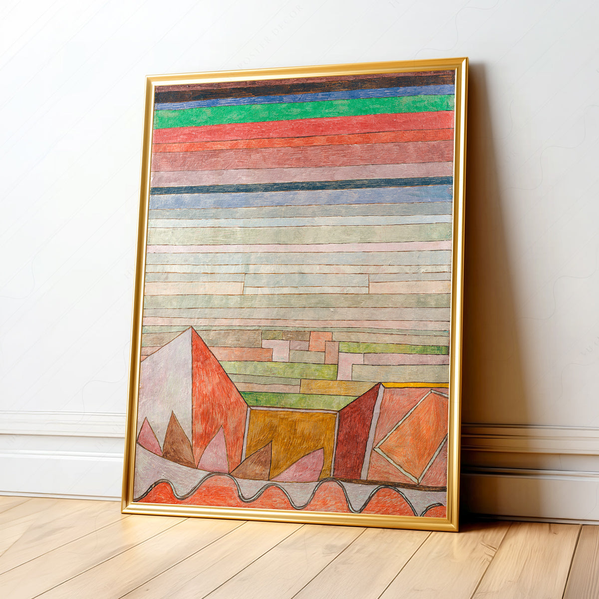 Paul Klee View into the Fertile Country Art Print — artwork preview 1