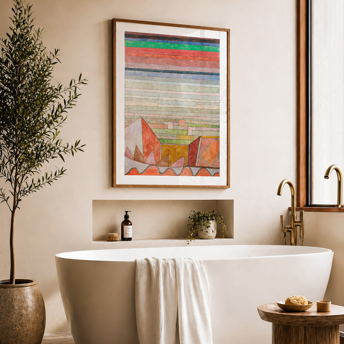 Paul Klee View into the Fertile Country Art Print — artwork preview 22