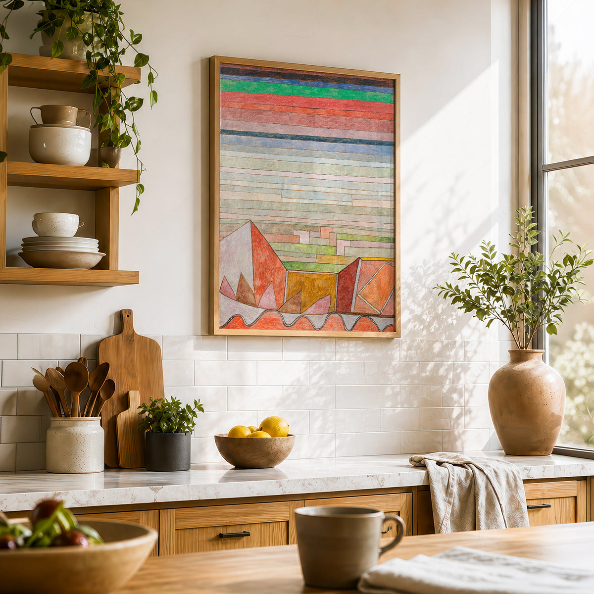 Paul Klee View into the Fertile Country Art Print — artwork preview 23
