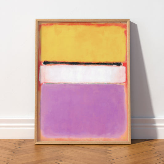 Mark Rothko White Center Art Print – Abstract Expressionist Wall Decor — artwork preview 2