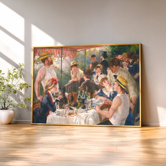 Pierre-Auguste Renoir Luncheon of the Boating Party Art Print — artwork preview 2