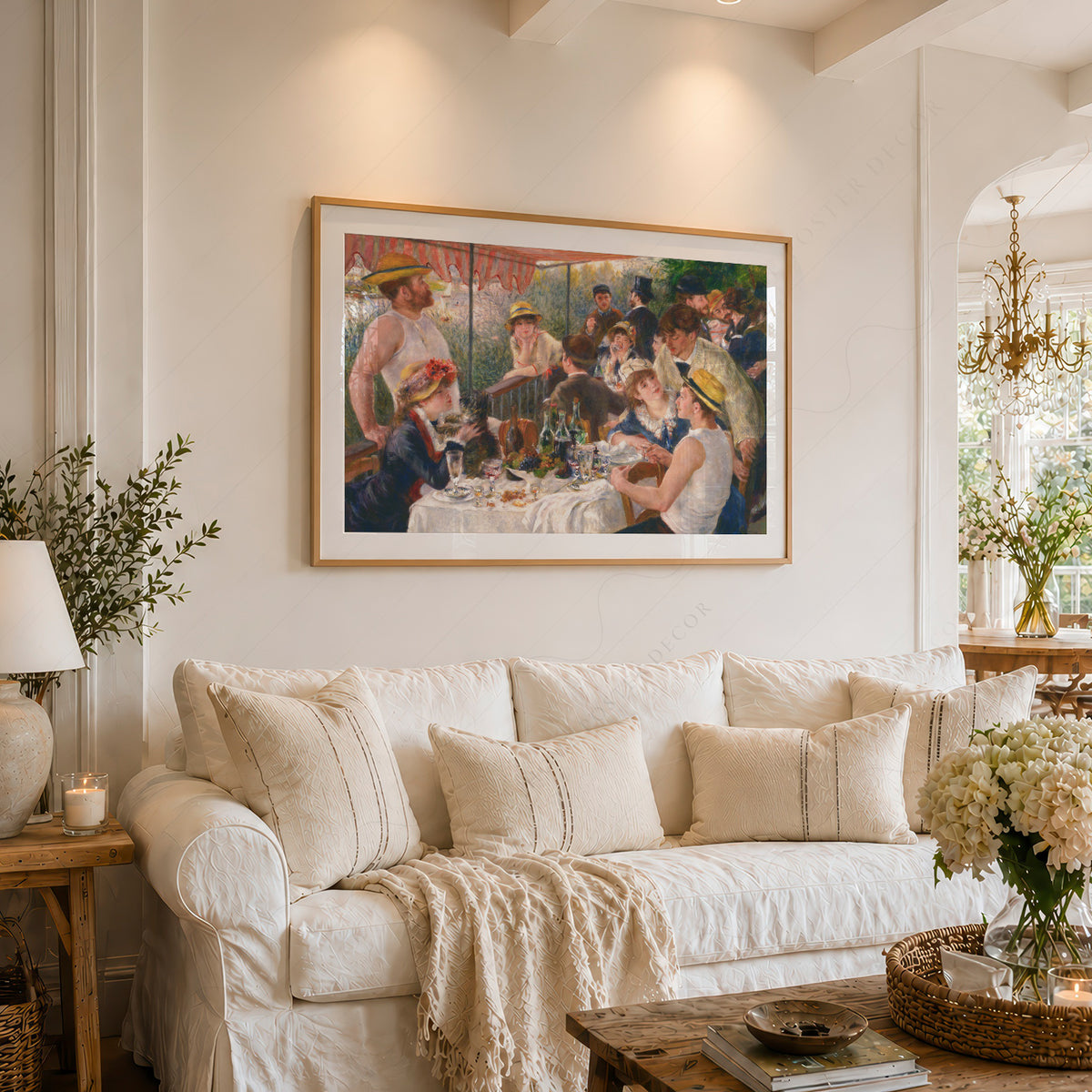 Pierre-Auguste Renoir Luncheon of the Boating Party Art Print — artwork preview 6