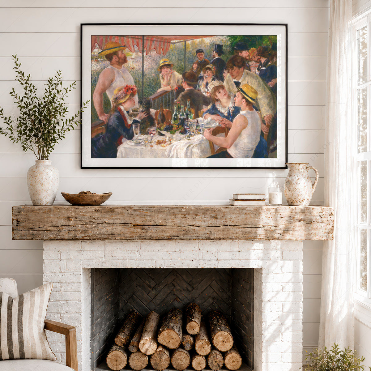 Pierre-Auguste Renoir Luncheon of the Boating Party Art Print — artwork preview 18