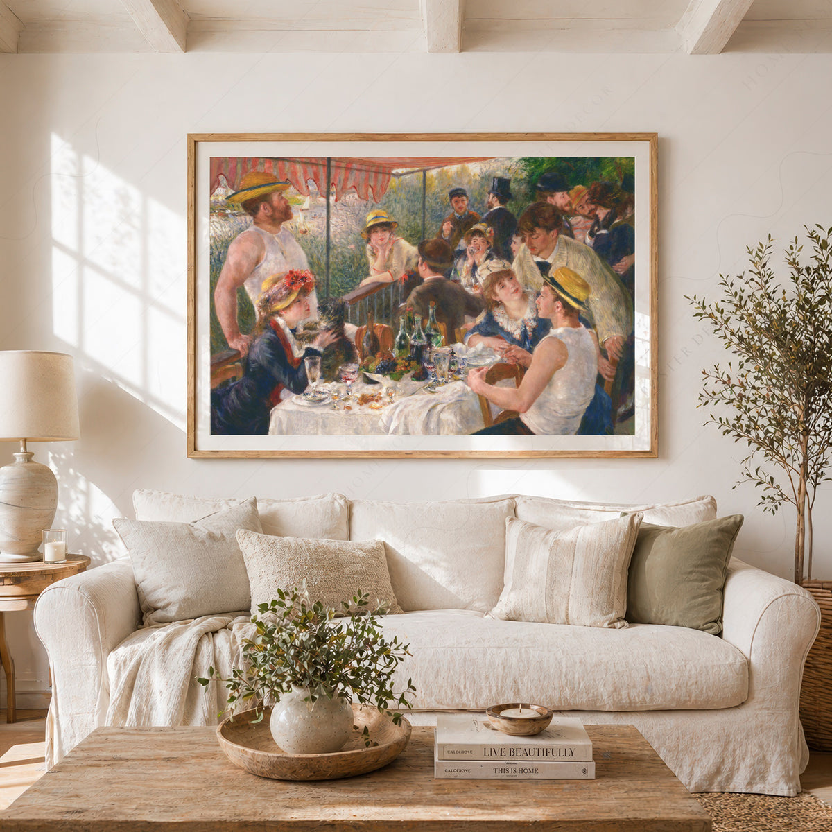 Pierre-Auguste Renoir Luncheon of the Boating Party Art Print — artwork preview 23