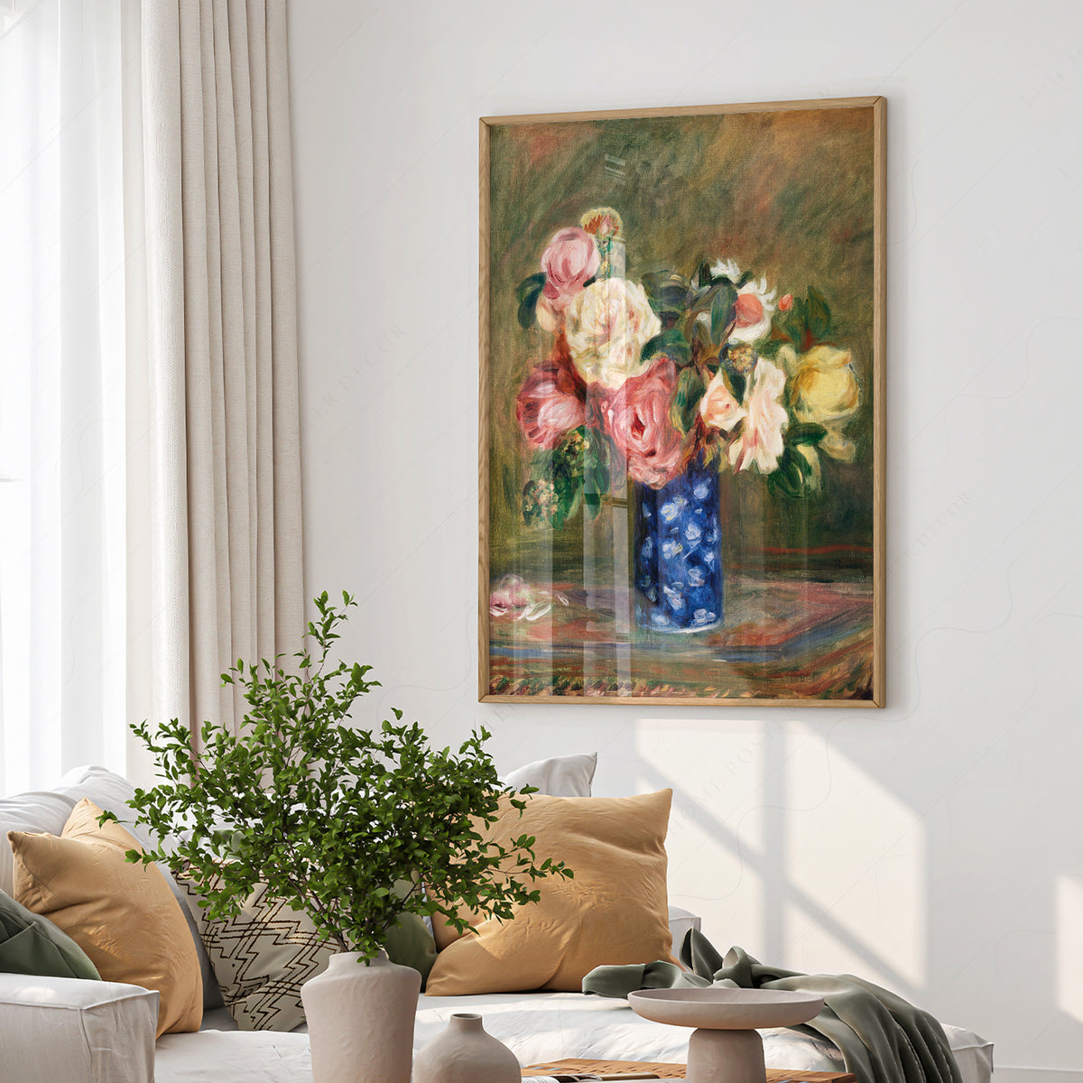 Pierre-Auguste Renoir Bouquet of Roses Art Print — artwork preview 6