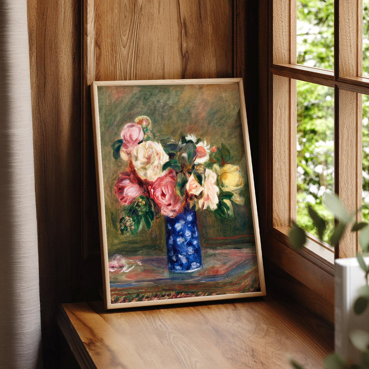 Pierre-Auguste Renoir Bouquet of Roses Art Print — artwork preview 7