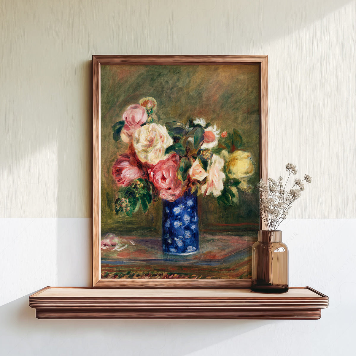 Pierre-Auguste Renoir Bouquet of Roses Art Print — artwork preview 18