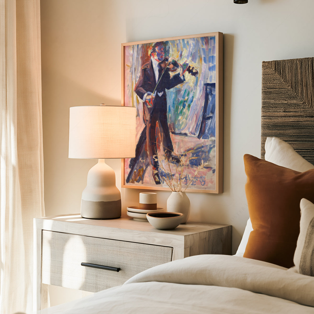Rene Magritte The Violinist Art Print — artwork preview 19