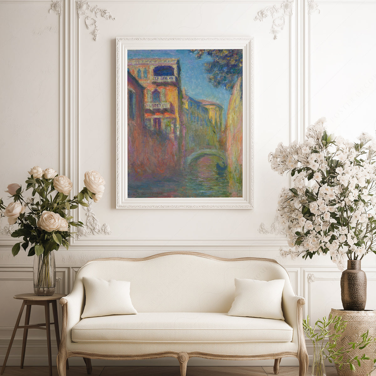 Claude Monet Rio della Salute Painting Art Print — artwork preview 17