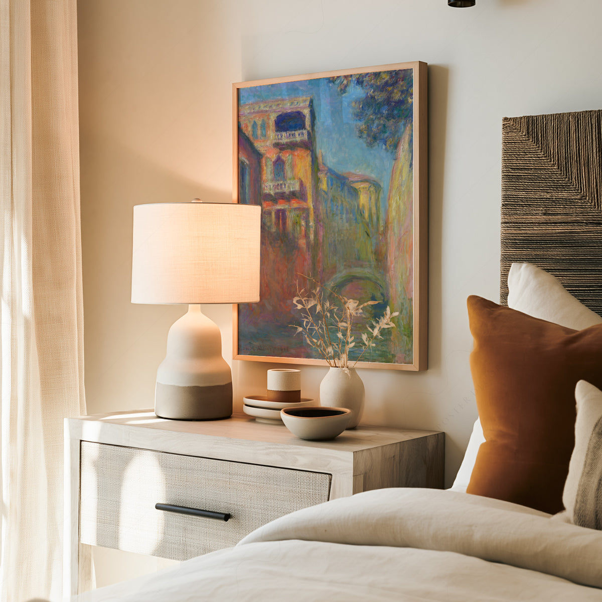 Claude Monet Rio della Salute Painting Art Print — artwork preview 19