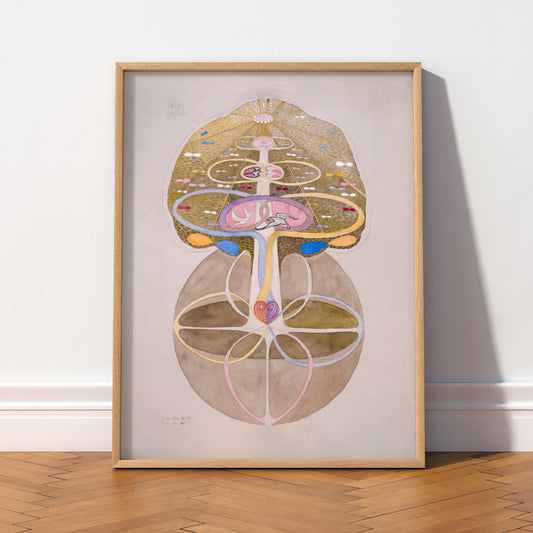 Hilma af Klint Tree of Knowledge Print – Mystical Abstract Wall Art — artwork preview 2