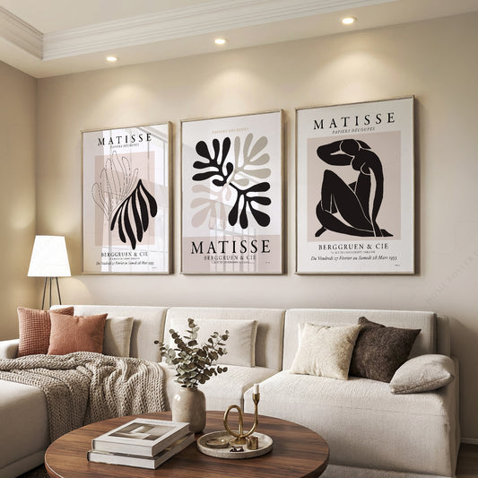 Henri Matisse Papiers Découpés Gallery Wall Set of 3 – Modern Art Prints — artwork preview 7