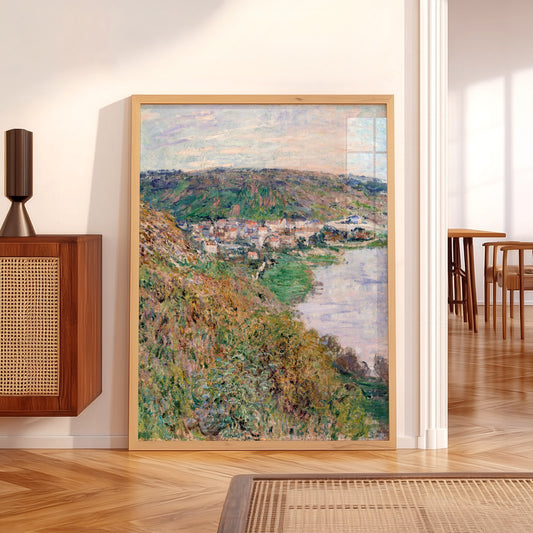 Claude Monet View of Vétheuil Art Print – Landscape Wall Art — artwork preview 5