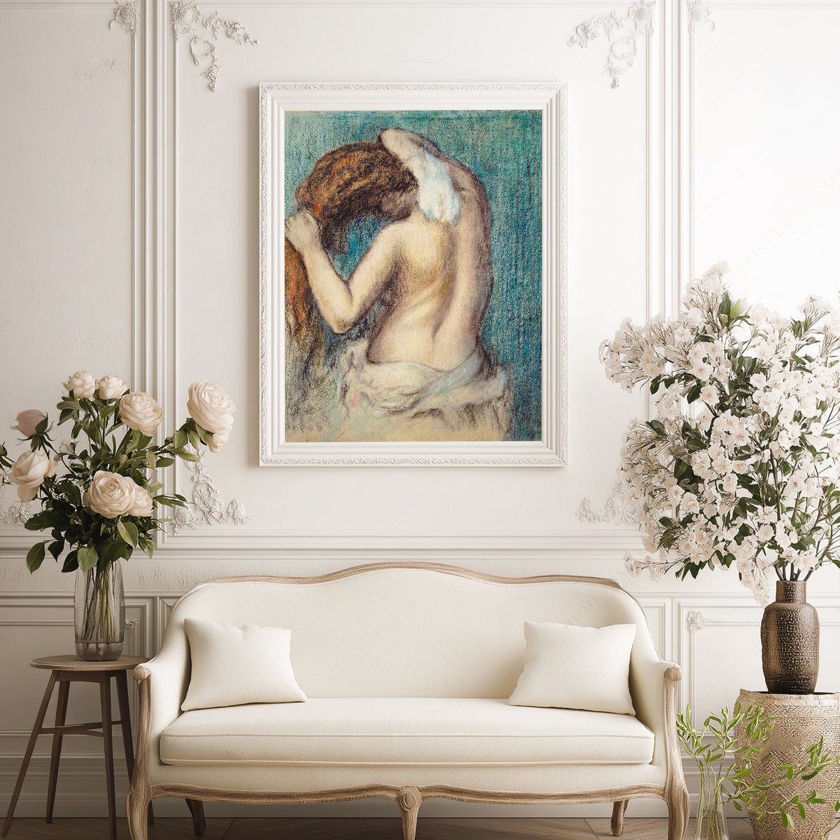 Edgar Degas Woman Drying Her Hair Art Print — artwork preview 17