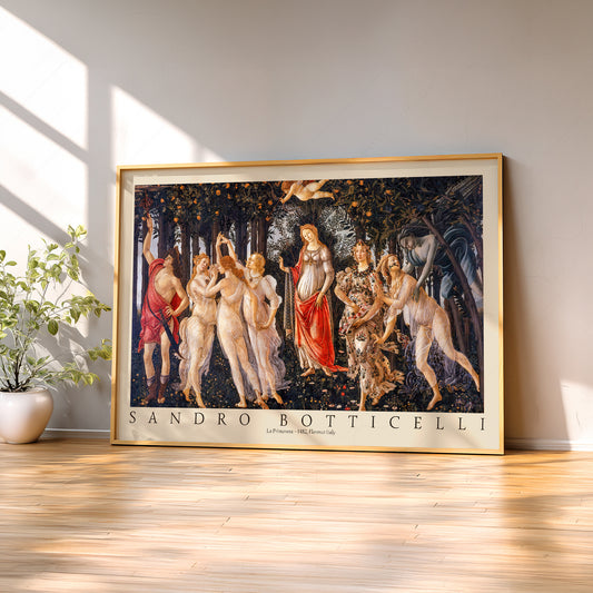 Sandro Botticelli La Primavera Art Print – Renaissance Wall Art Poster — artwork preview 2