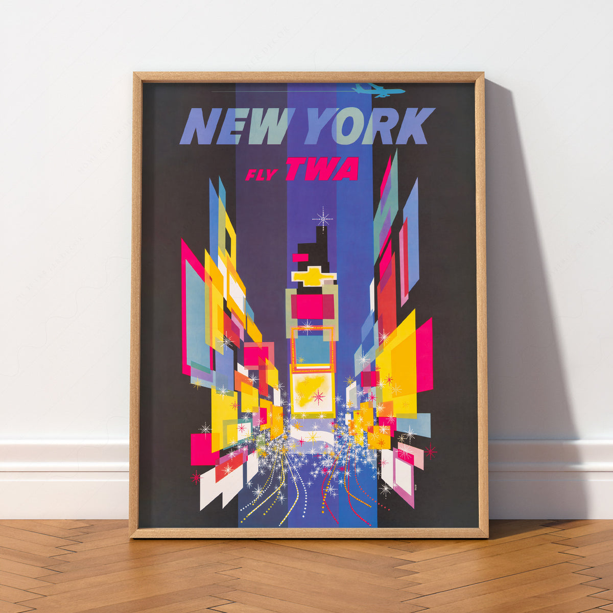David Klein New York Travel Poster Art Print — artwork preview 2