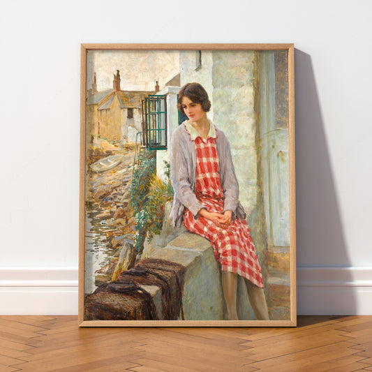 William Henry Margetson A Lass That Loved a Sailor Art Print — artwork preview 2