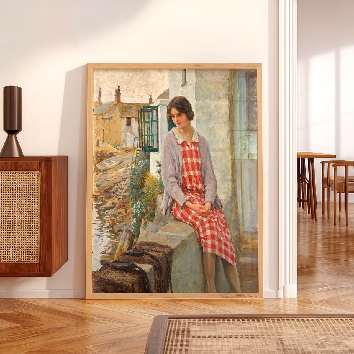 William Henry Margetson A Lass That Loved a Sailor Art Print — artwork preview 5