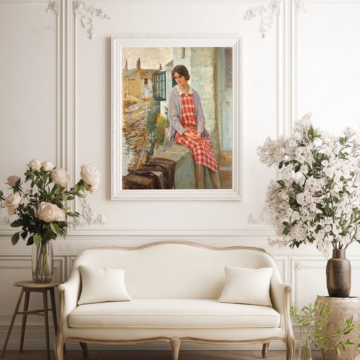 William Henry Margetson A Lass That Loved a Sailor Art Print — artwork preview 17
