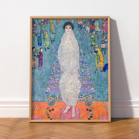 Gustav Klimt Portrait of Elisabeth Lederer Art Print – Vienna Secession Poster — artwork preview 2