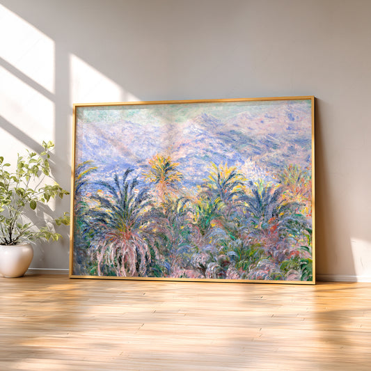 Claude Monet, Palm Trees at Bordighera Art Print – Museum Art Print — artwork preview 2