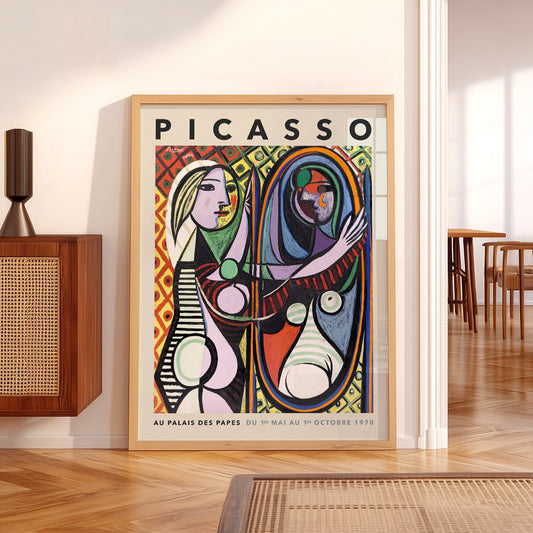 Pablo Picasso Girl Before a Mirror Art Print – Cubist Wall Art Poster — artwork preview 5