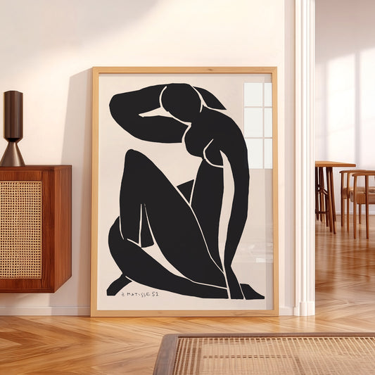 Henri Matisse Blue Nude Inspired Art Print – Minimalist Wall Decor — artwork preview 5
