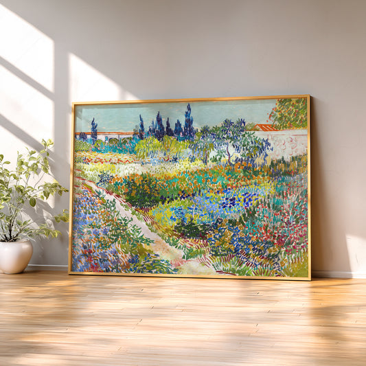 Vincent van Gogh Garden at Arles Art Print – Famous Painting Wall Decor — artwork preview 2