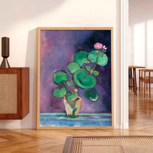 Henri Matisse Geraniums in Vase Art Print – Museum Botanical Wall Decor — artwork preview 5
