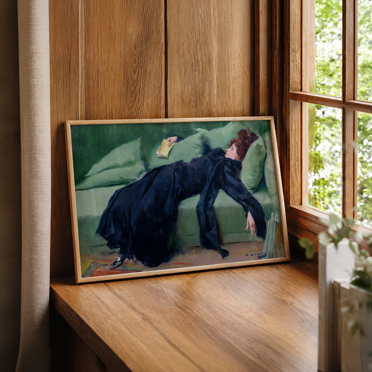 Ramon Casas Decadent Young Woman After the Dance Print – Belle Époque Art — artwork preview 22