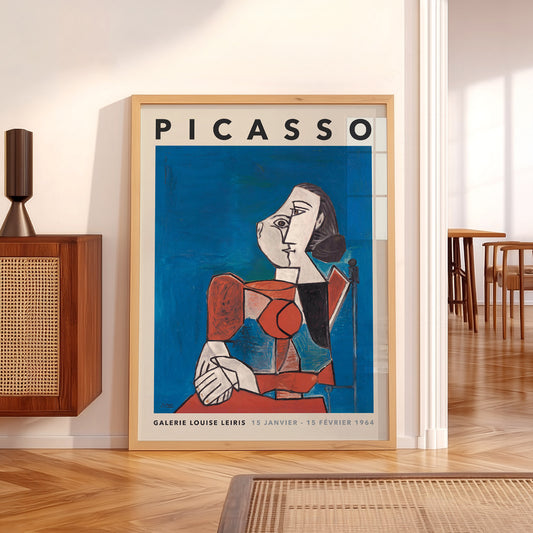 Pablo Picasso Galerie Louise Leiris Exhibition Poster – Cubist Wall Art — artwork preview 5