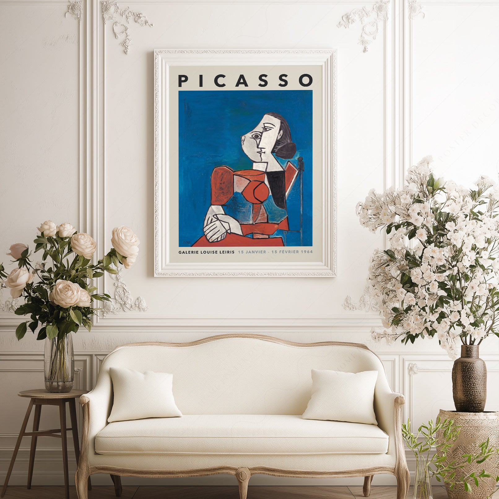 Pablo Picasso Exhibition Poster – Cubist Art Print | Home Poster Decor