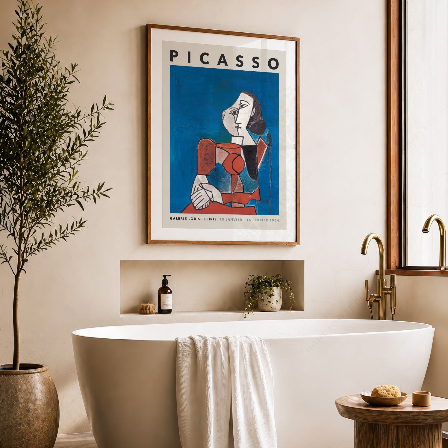 Pablo Picasso Exhibition Poster – Cubist Art Print | Home Poster Decor