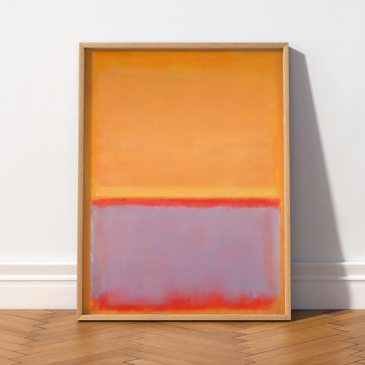 Mark Rothko Untitled Orange Art Print – Abstract Expressionist Wall Art — artwork preview 2