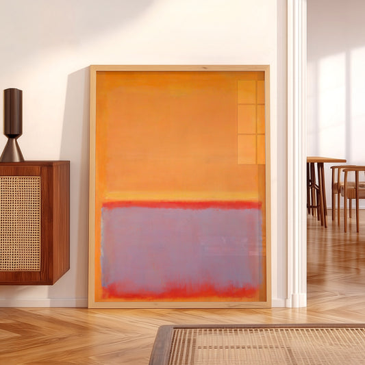 Mark Rothko Untitled Orange Art Print – Abstract Expressionist Wall Art — artwork preview 5