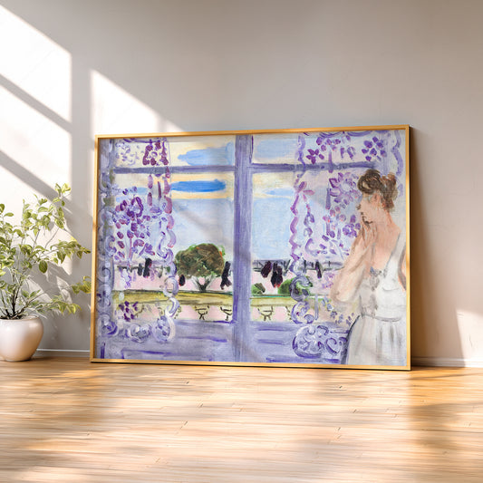 Henri Matisse Femme auprès de la fenêtre Art Print – Dreamy Wall Decor — artwork preview 2