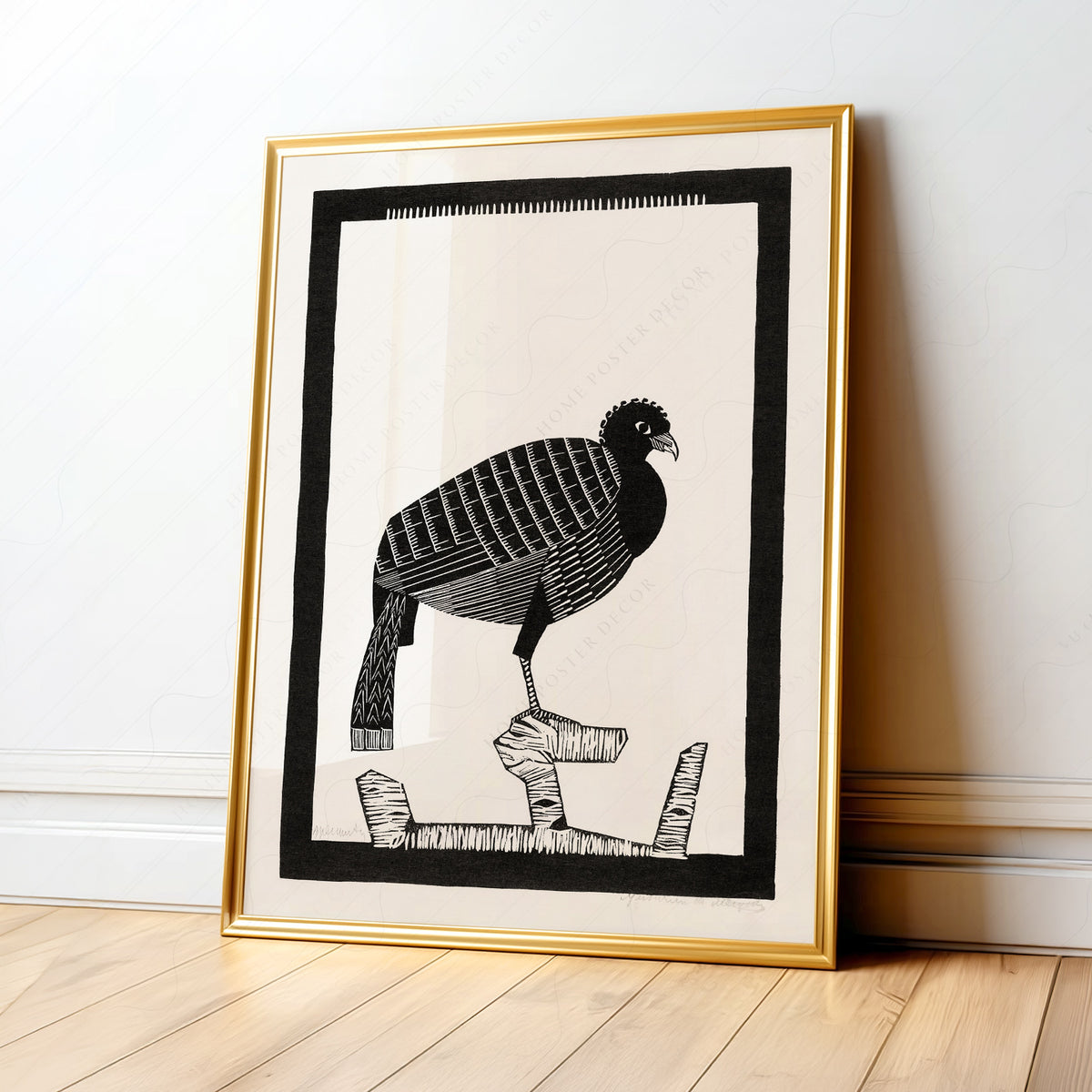 Samuel Jessurun de Mesquita Bird on a Branch Art Print — artwork preview 1