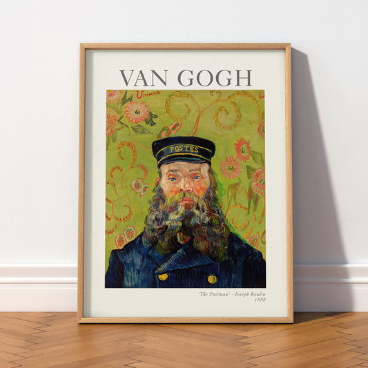 Vincent Van Gogh The Postman Joseph Roulin Print – Classic Wall Art — artwork preview 2