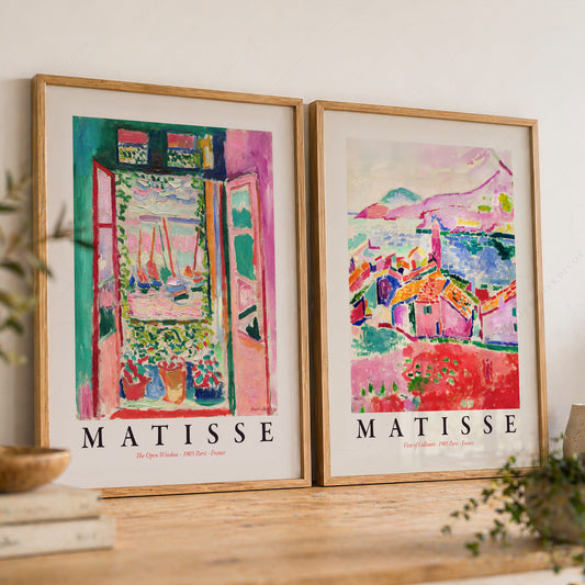 Henri Matisse The Open Window & View of Collioure Set – Museum Art Prints — artwork preview 8
