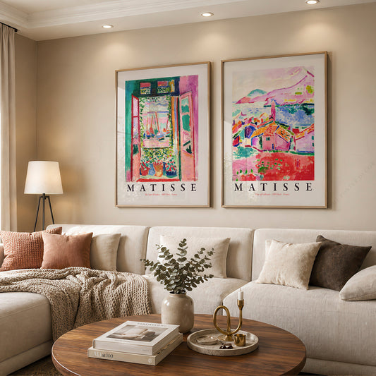 Henri Matisse The Open Window & View of Collioure Set – Museum Art Prints — artwork preview 12