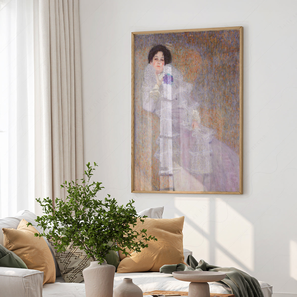 Gustav Klimt Portrait of Marie Henneberg Art Print — artwork preview 6