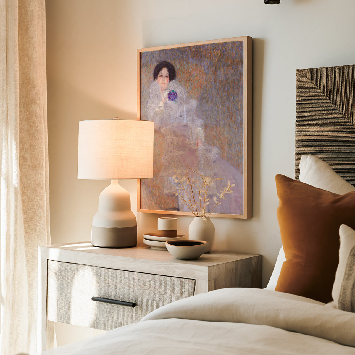Gustav Klimt Portrait of Marie Henneberg Art Print — artwork preview 19