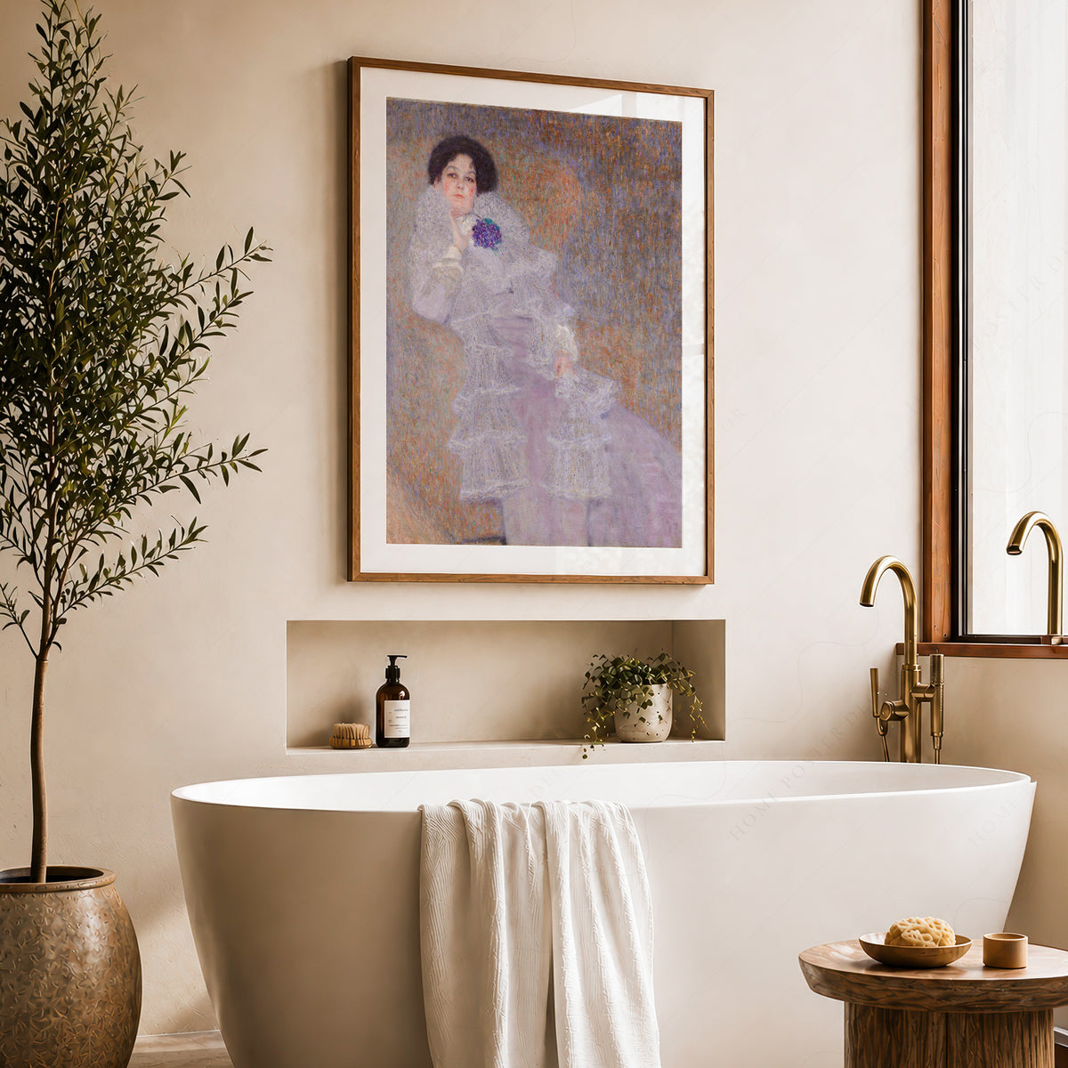 Gustav Klimt Portrait of Marie Henneberg Art Print — artwork preview 22