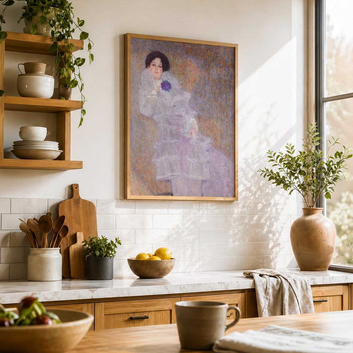 Gustav Klimt Portrait of Marie Henneberg Art Print — artwork preview 23