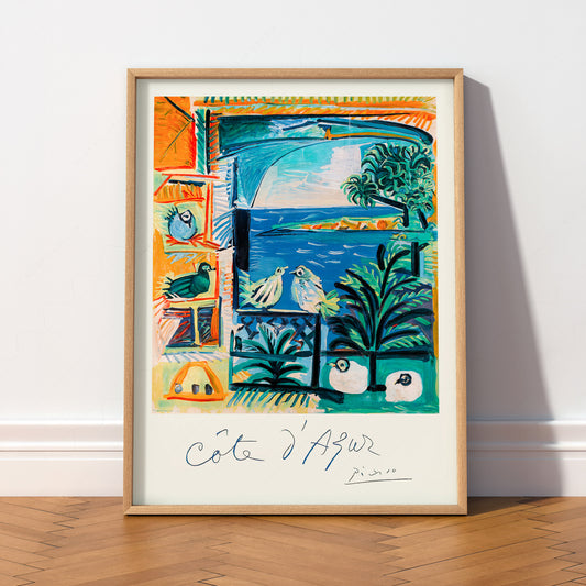 Pablo Picasso Côte d'Azur Art Print – French Riviera Wall Poster — artwork preview 2