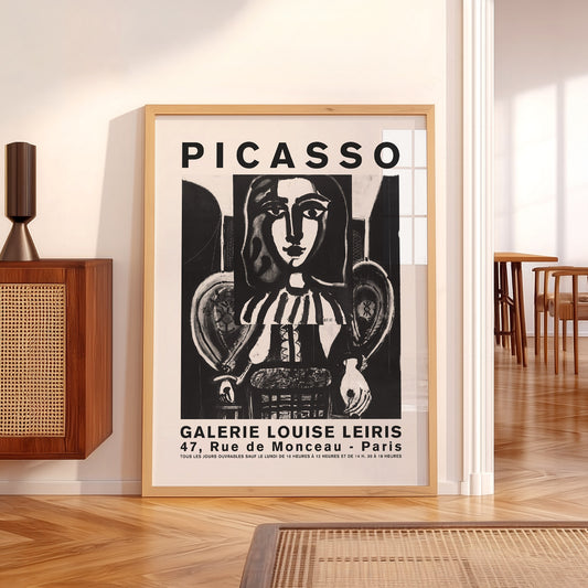 Pablo Picasso Galerie Louise Leiris Exhibition Poster – Modern Wall Art — artwork preview 5